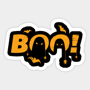 Halloween Boo Sticker